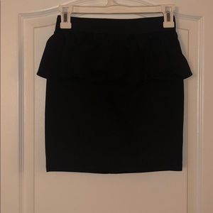 Black Skirt w/peplum